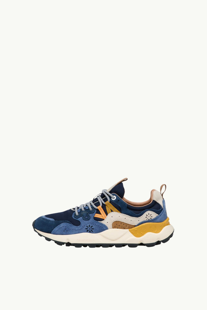 Sneakers Suede Nyalon Uomo Flower Mountain