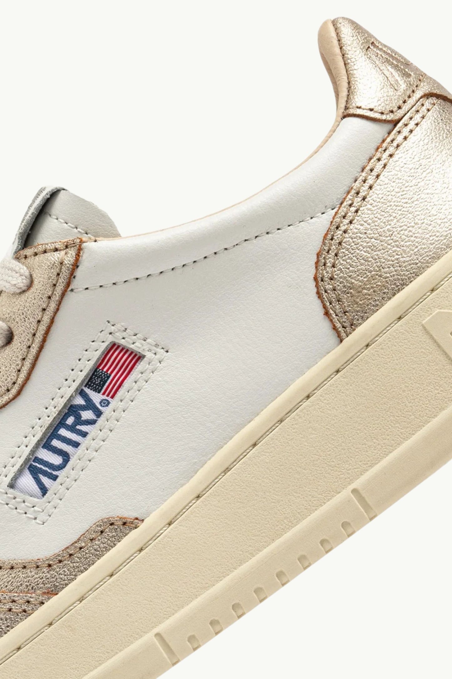  Autry Medalist Low Wom Leat Leat Oro - 6