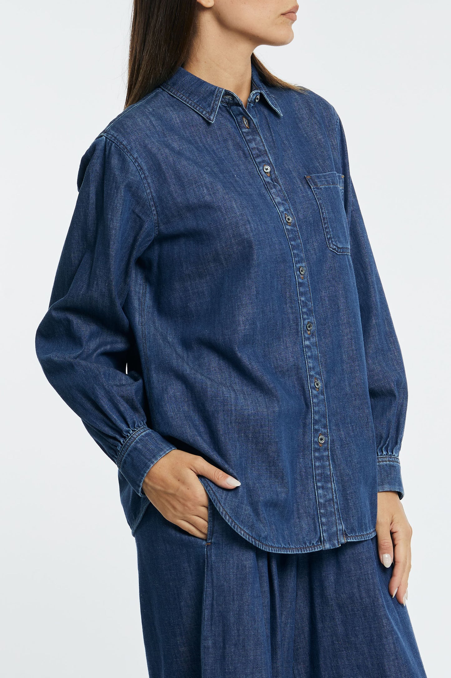  Maxmara Camicia Blu Blu Donna - 11