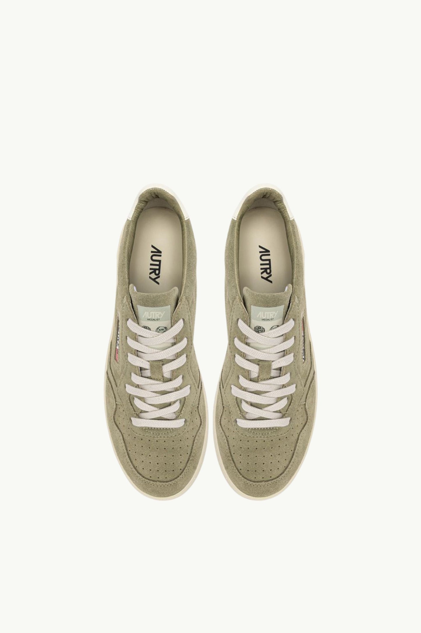  Autry Medalist Low Man Finish Suede Verde - 4
