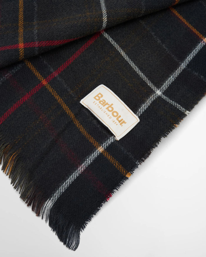 Barbour Montieth Serape Scarf Beige Donna-2