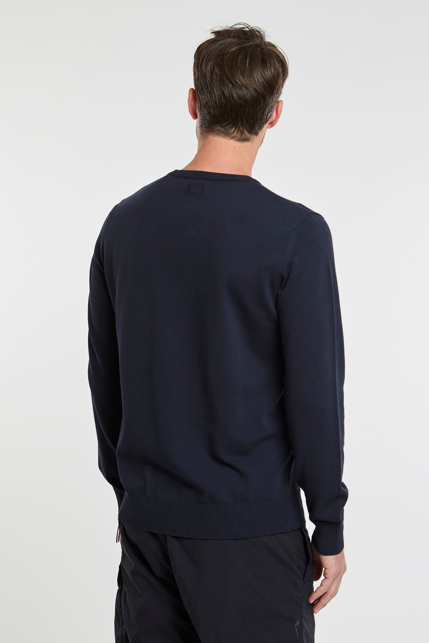  C.p. Company Multicolor Sweater In 100% Cotton Blu Uomo - 5