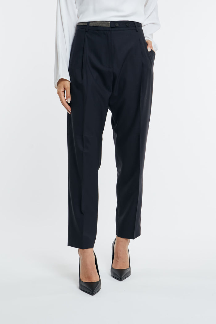 Fabiana Filippi Pantalone Blu Donna