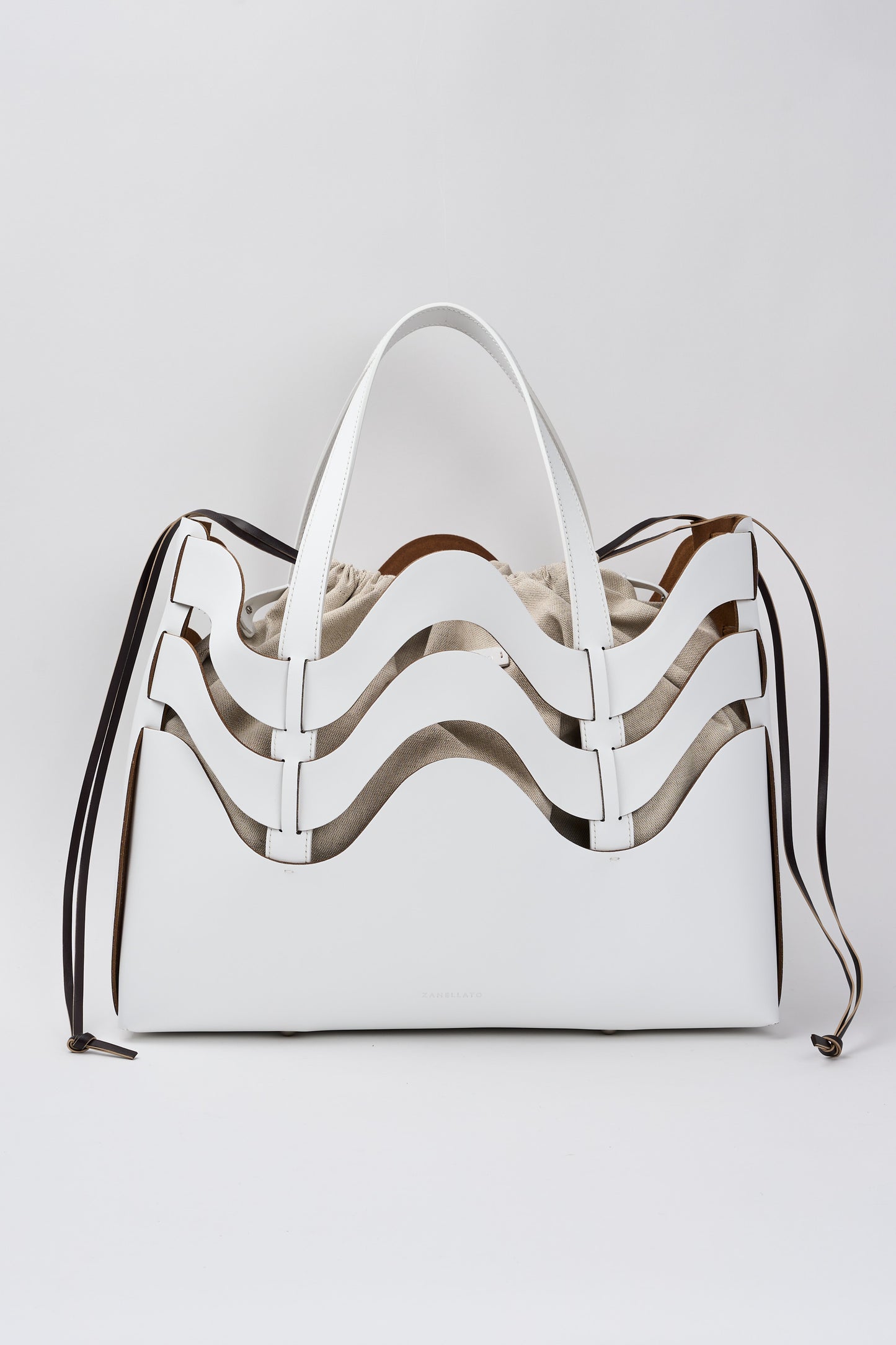  Zanellato Borsa Dune Amar M Bianco Bianco Donna - 1