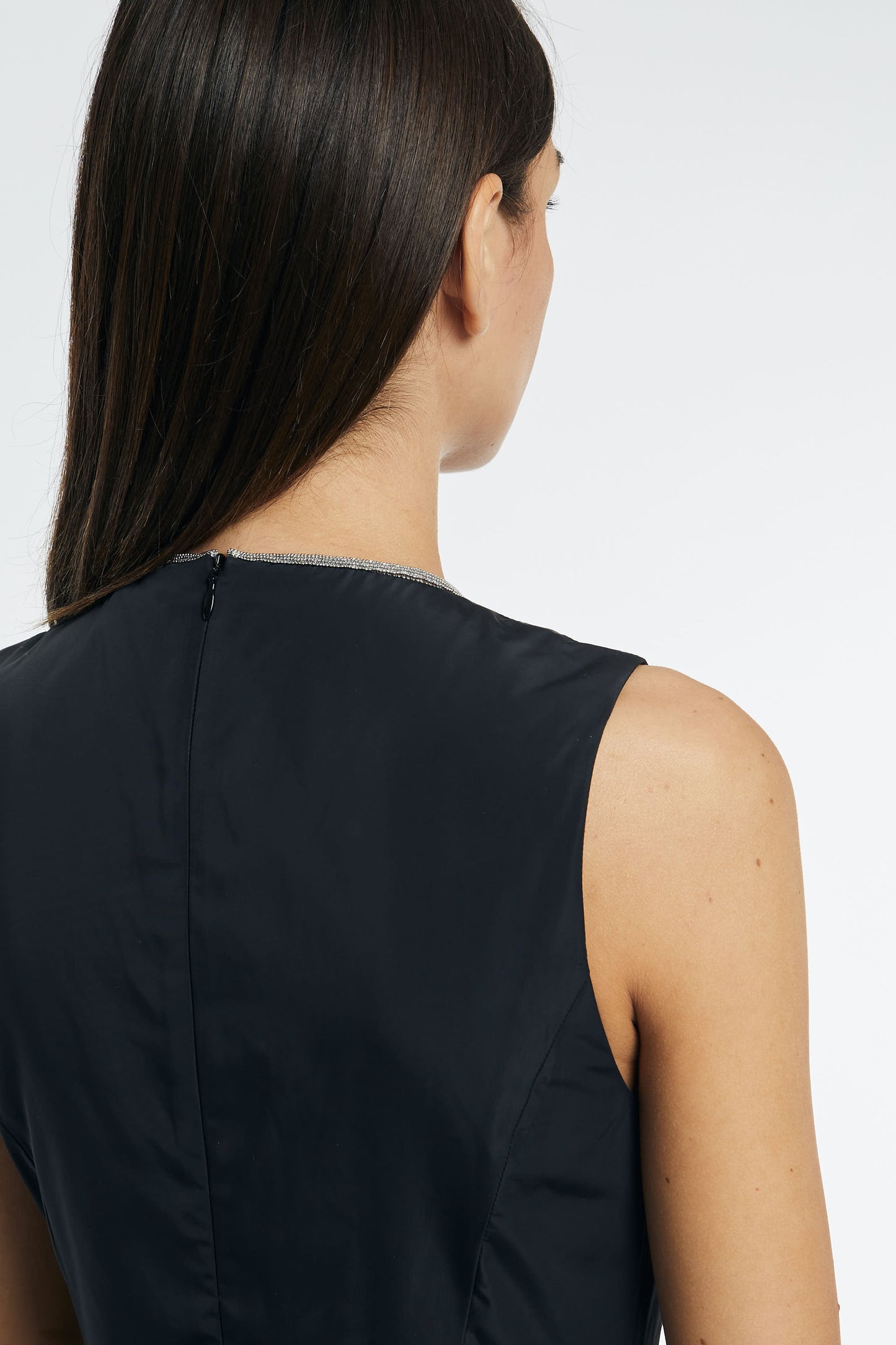  Peserico Abito Tela Tecnica Nero Nero Donna - 15