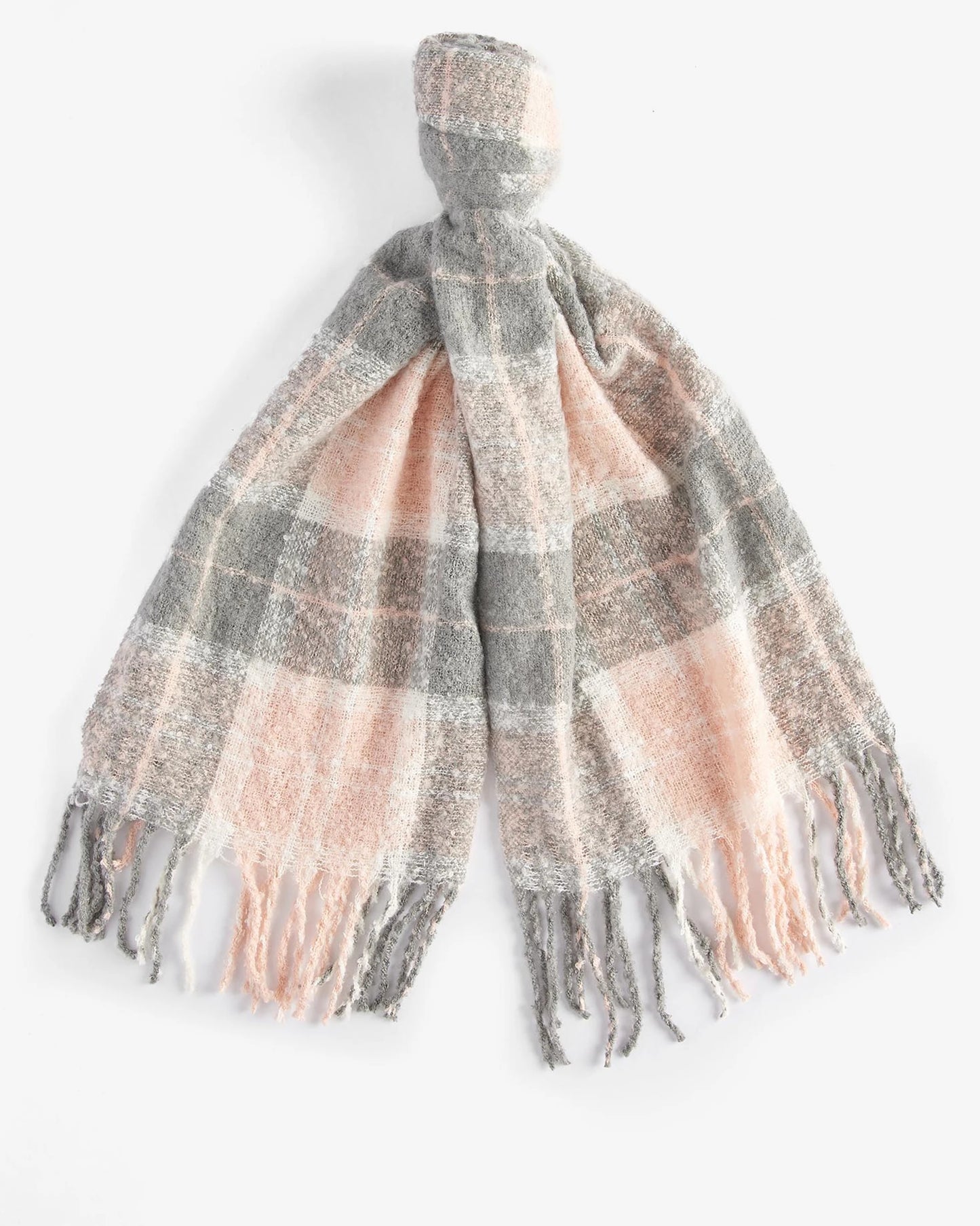  Barbour Saltburn Beanie&tartan Scarf Beige Beige Donna - 3