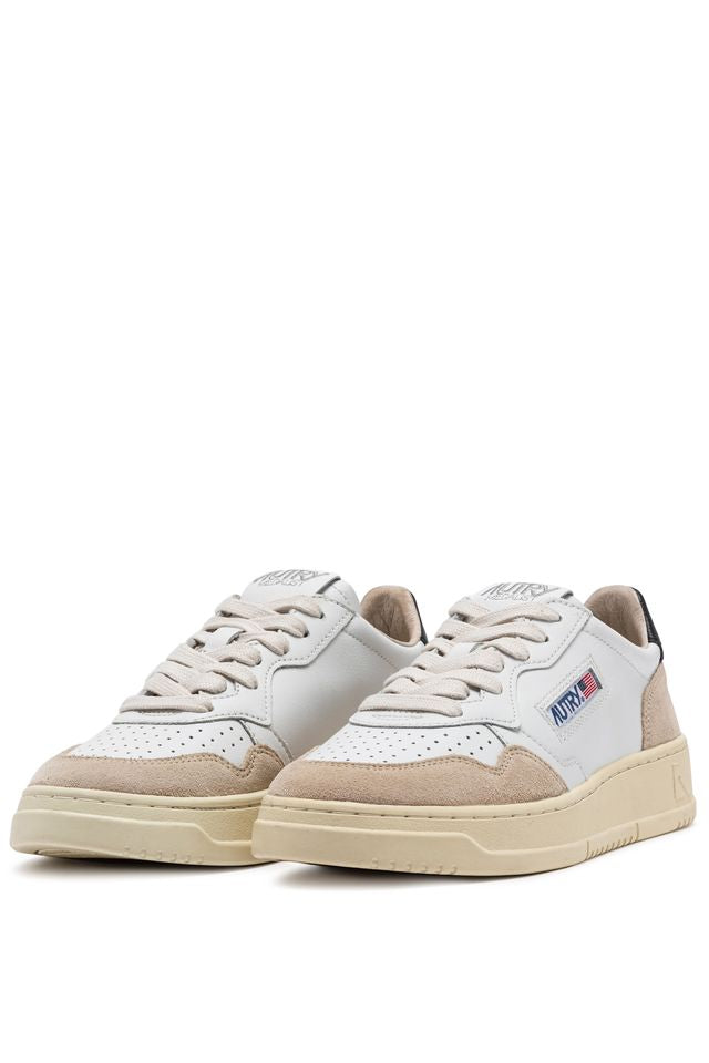  Autry Sneakers Medalist Low Man Leat Suede Bianco Aulm Ls21 Bianco Uomo - 2