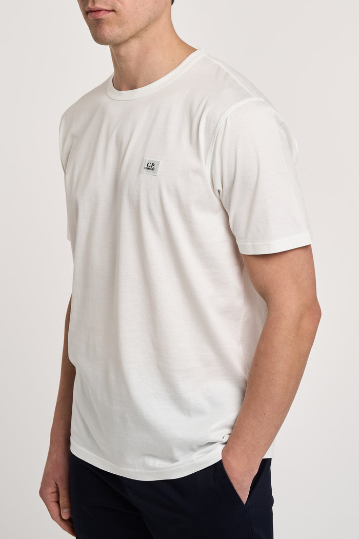 C.p. Company T-shirt 100% Co Multicolor Bianco Uomo - 2