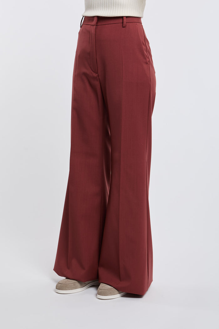  Max Mara Weekend Trousers 100% Wv Red Rosso Donna - 2