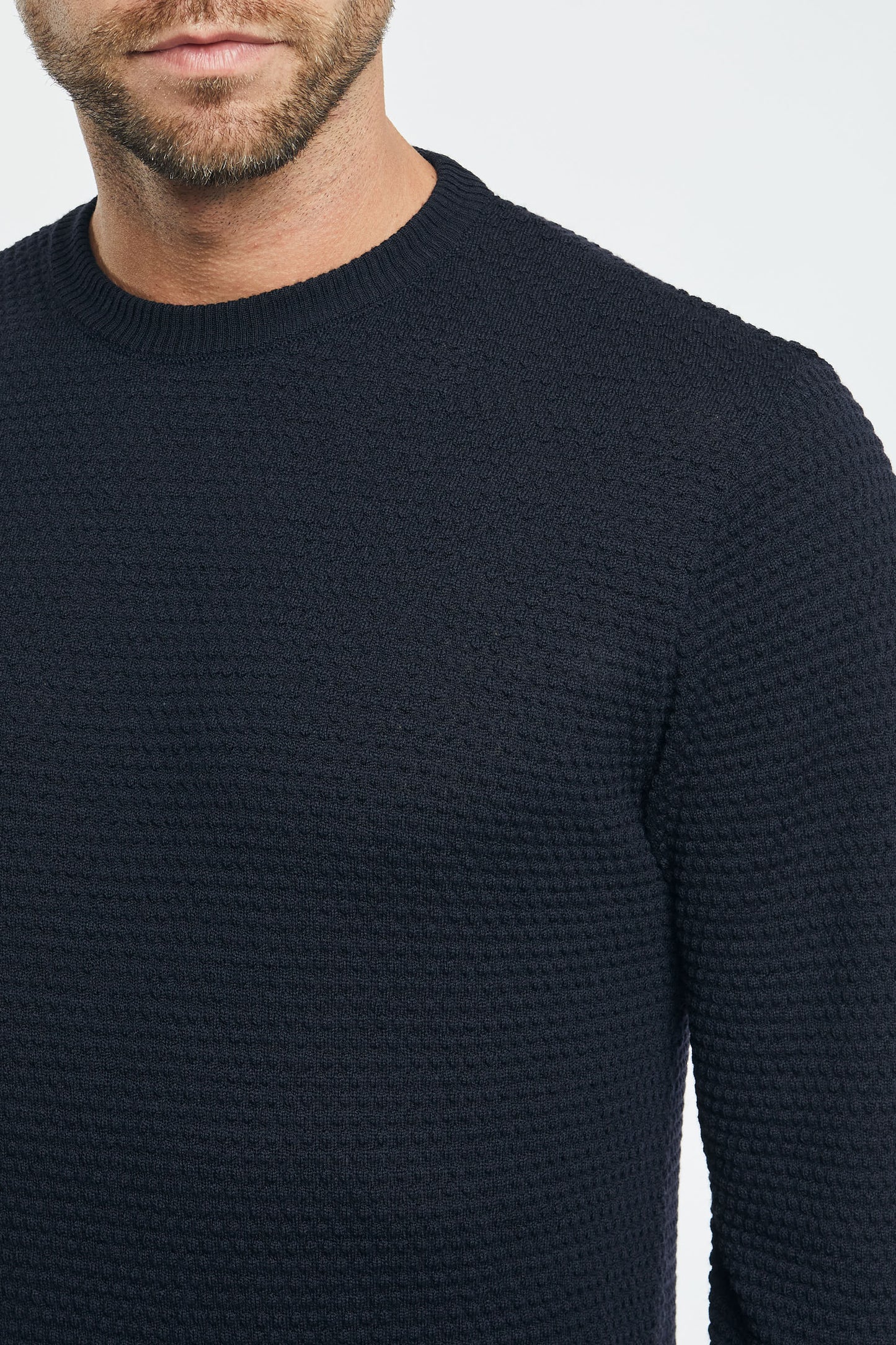  Grp Firenze Maglia Girocollo Blu Blu Uomo - 7