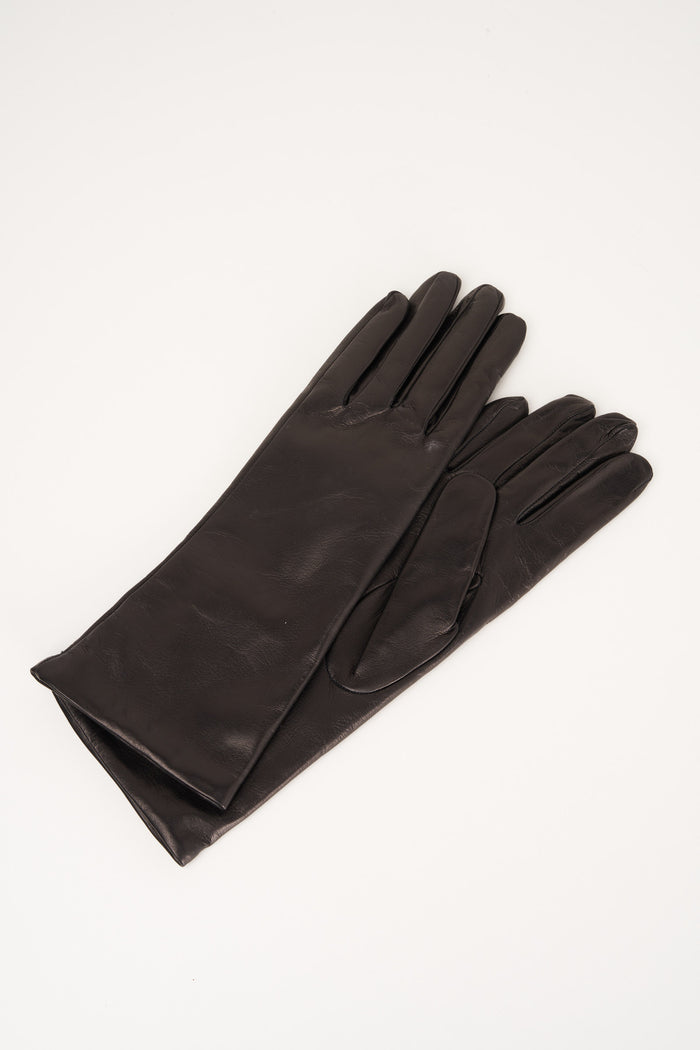  Alpo Long Black Gloves For Women Nero Donna - 1