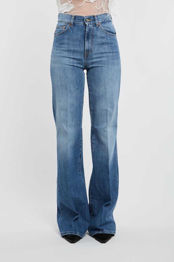 Dondup Jeans Amber 100% Cotone Blu