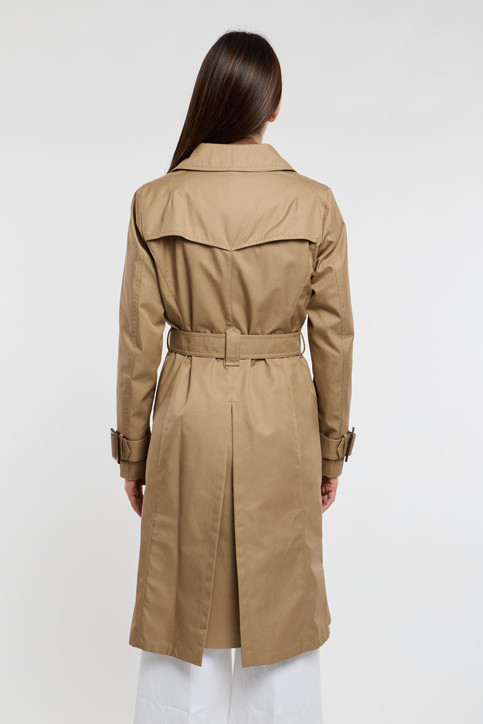  Herno Double-breasted Trench Delon 100% Co Beige Beige Donna - 5