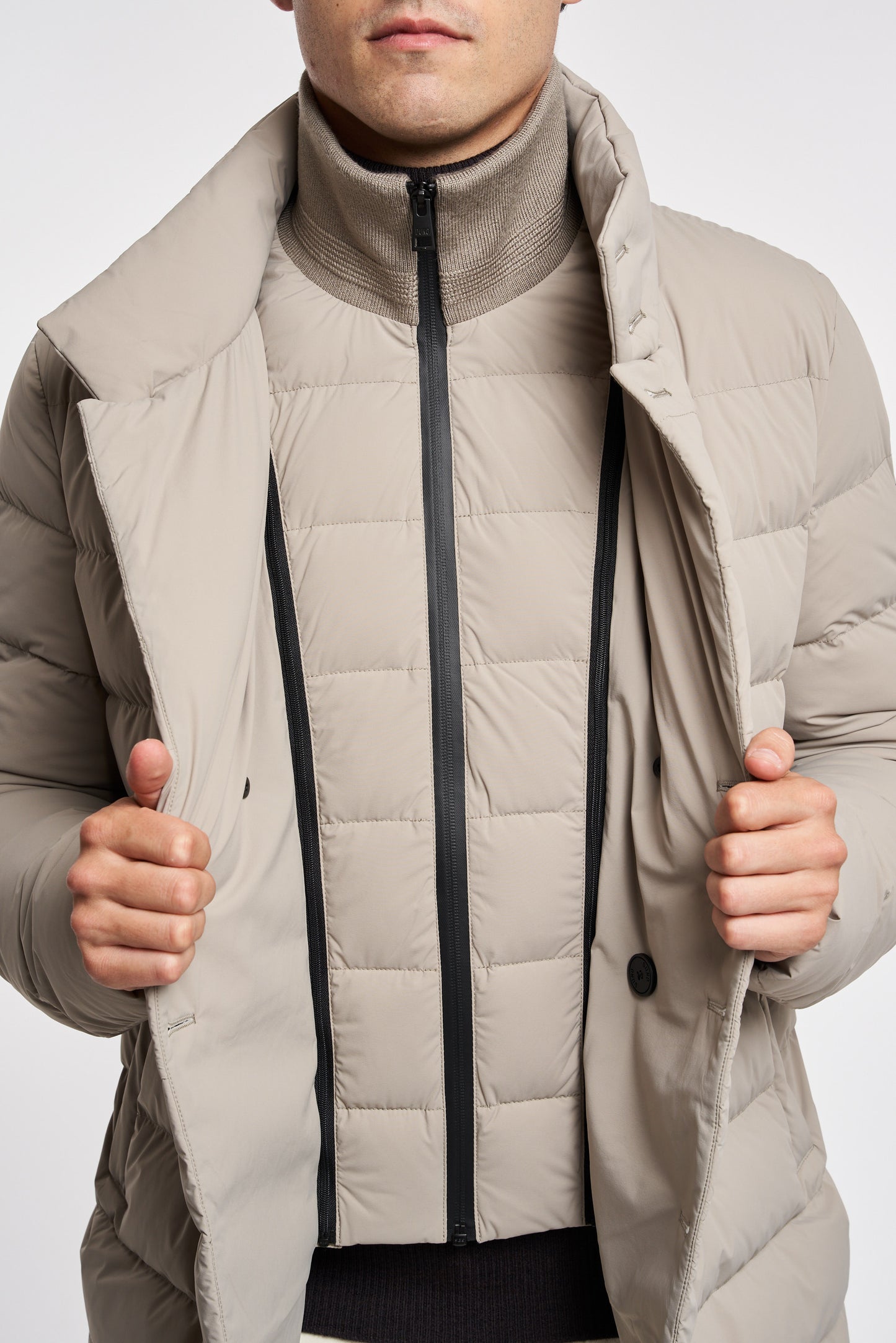  Duno Trapuntato Bi-stretch Naturale Beige Uomo - 6