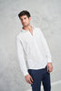  Fedeli Camicia Steve M/l Piquet Giza Organic Bianco Bianco Uomo - 4