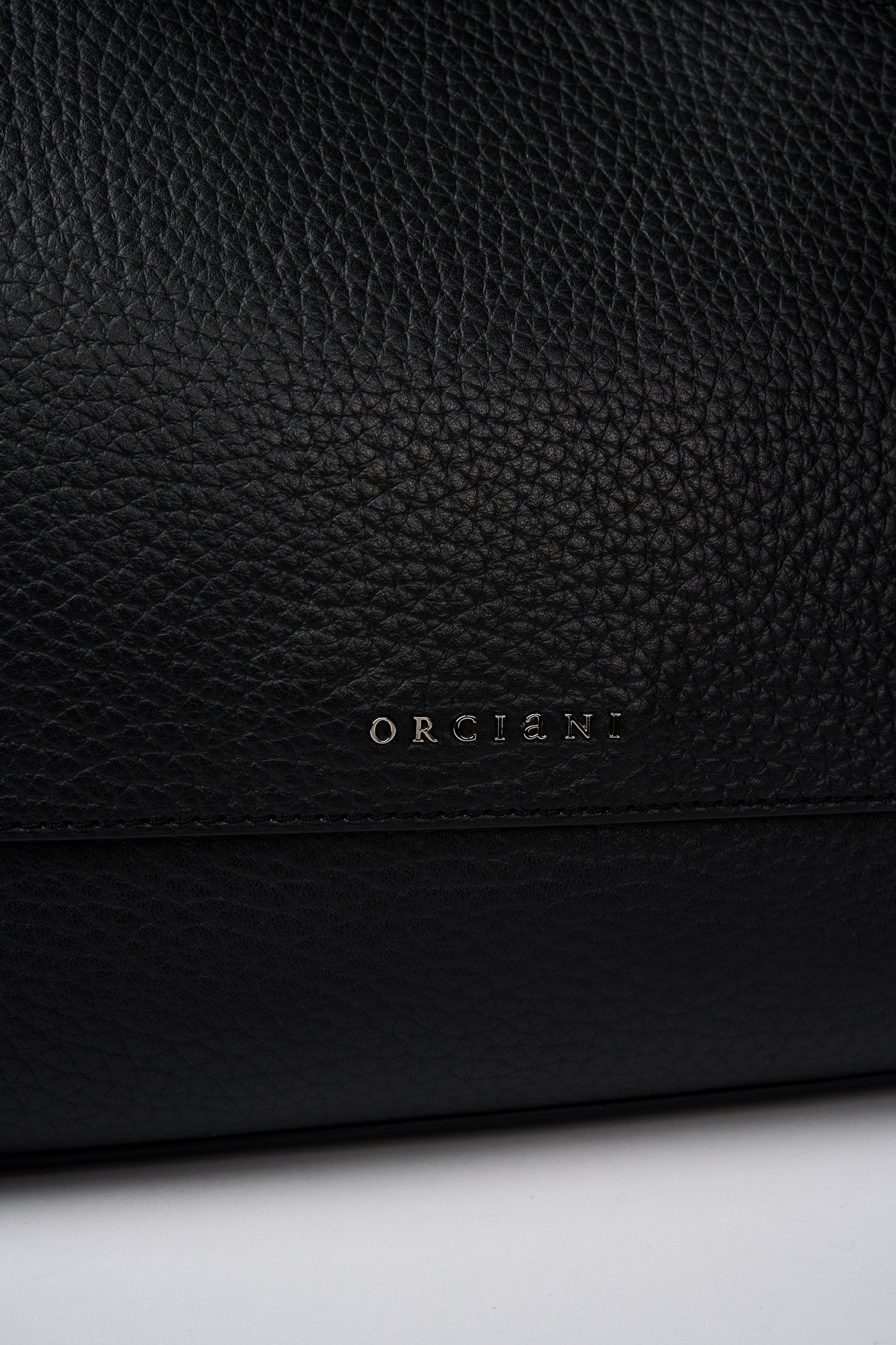  Orciani Sveva Medium Black Leather Bag Nero Donna - 4