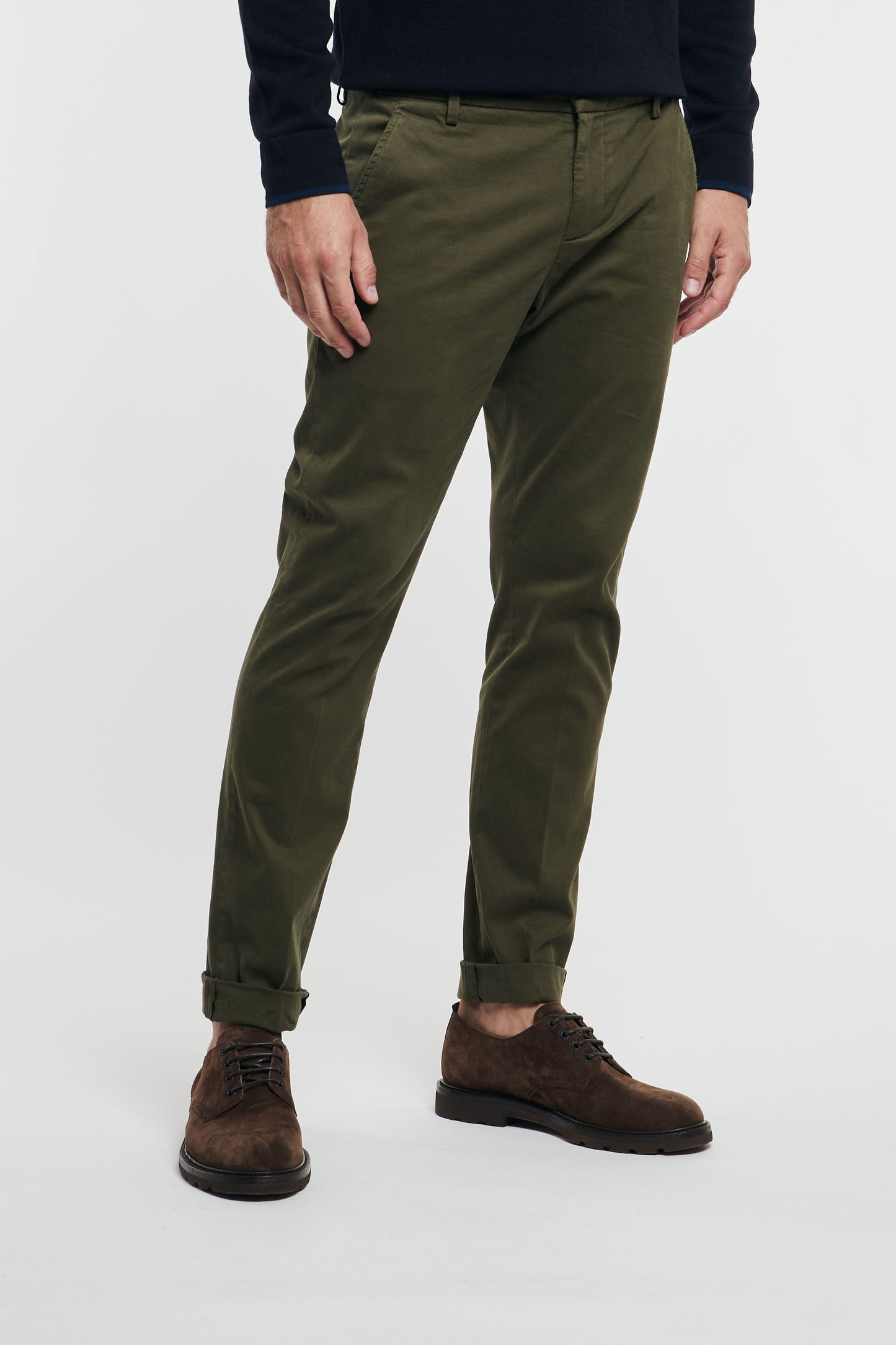  Dondup Gaubert Green Men's Trousers Verde Uomo - 3