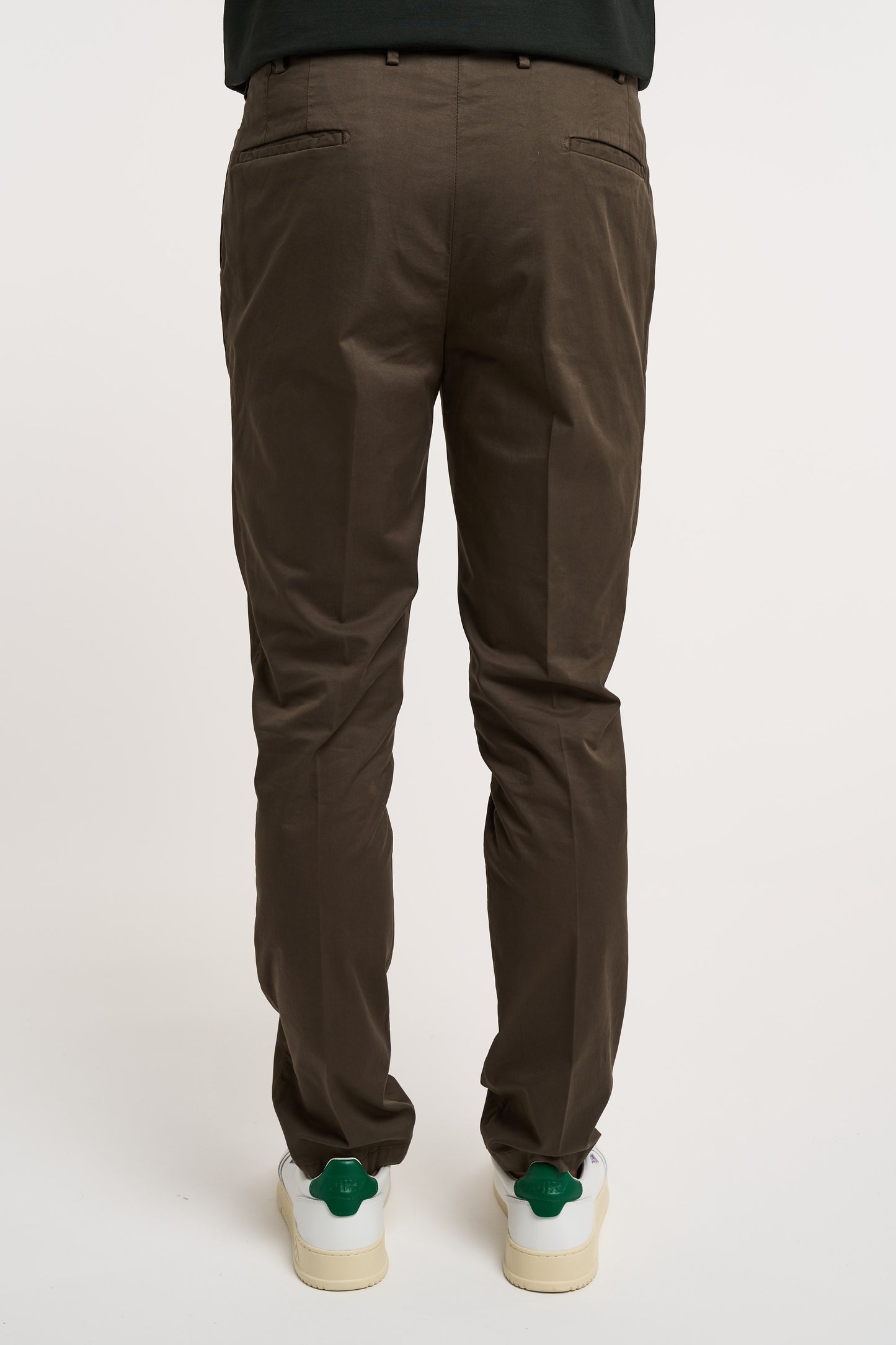  Devore Slimming Front Trousers 98% Cotton 2% Elastane Brown Marrone Uomo - 4
