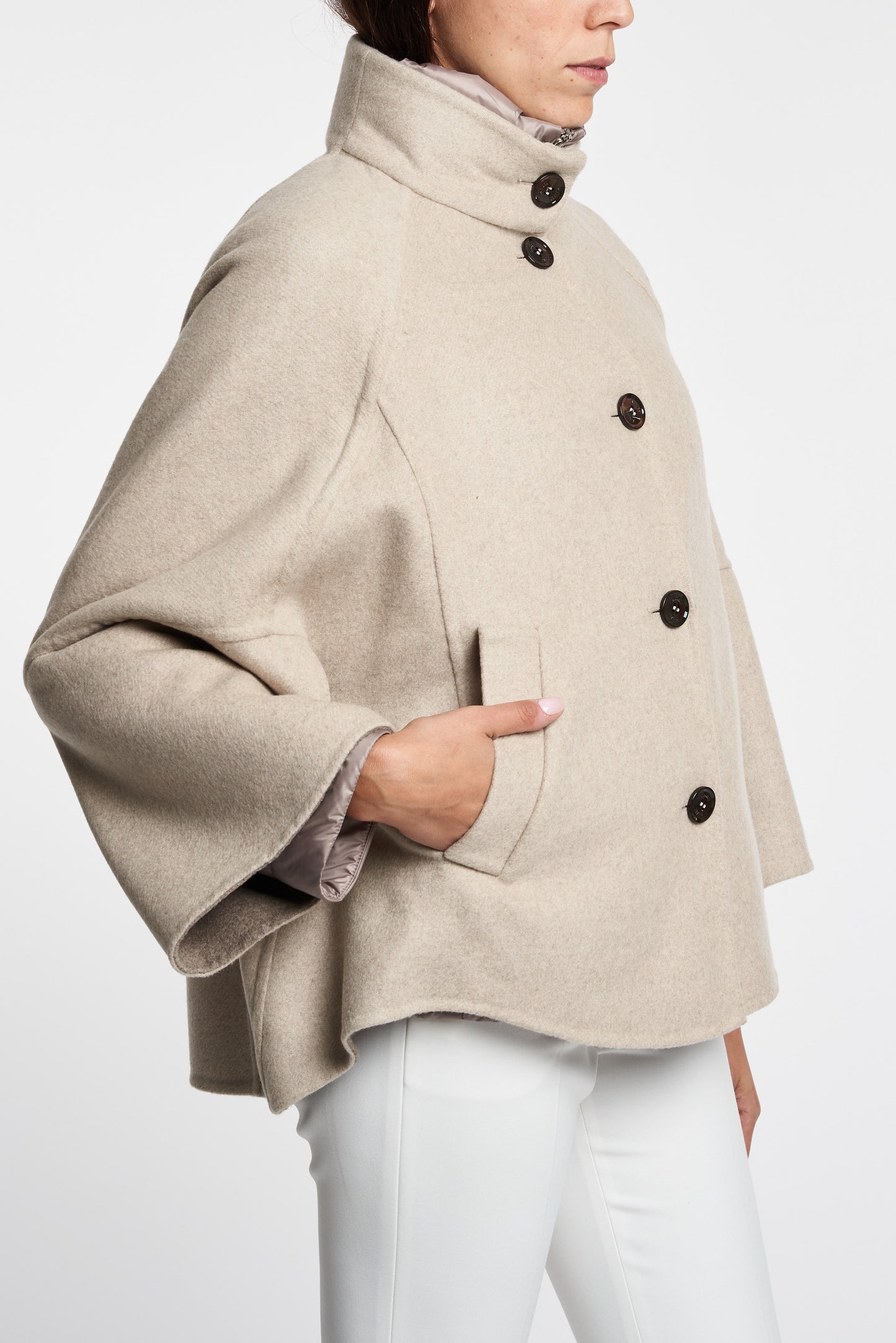  Moorer Piumino Multicolor Beige Donna - 3