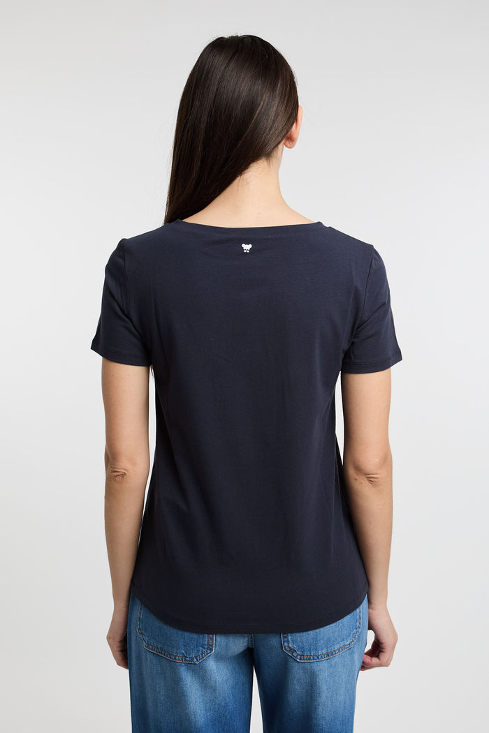  Max Mara Weekend Half-sleeve Blue T-shirt Blu Donna - 4