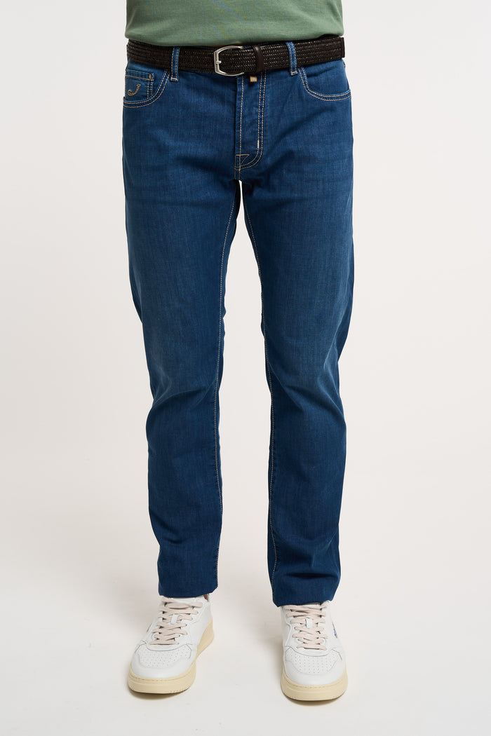  Jacob Cohen Jeans Bard Cotton/viscose Multicolor Azzurro Uomo - 1