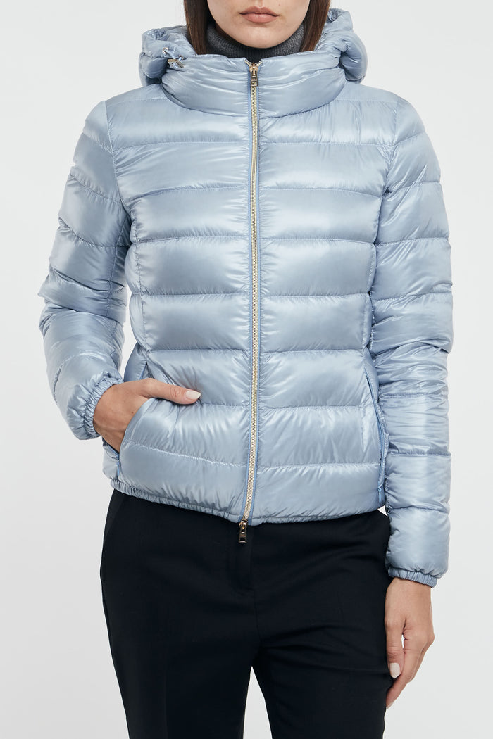  Herno Blue Down Jacket For Women Azzurro Donna - 2