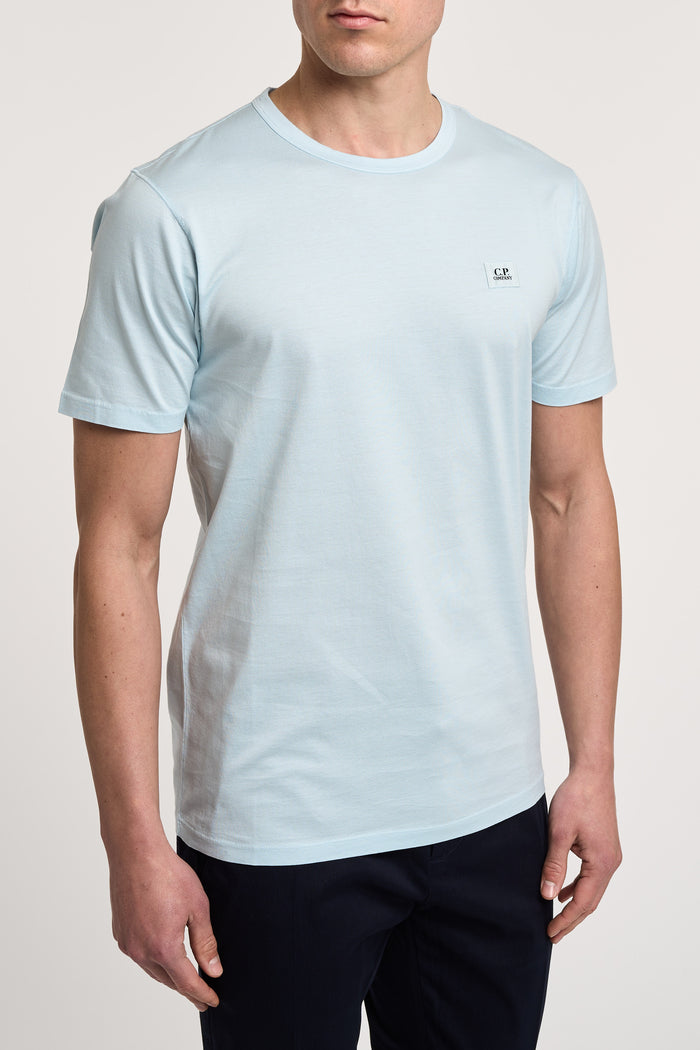  C.p. Company T-shirt 100% Cotton Blue Azzurro Uomo - 3