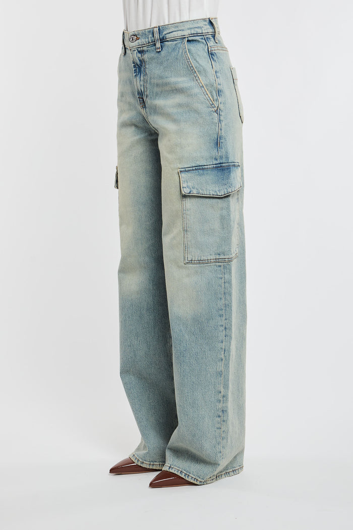 7 For All Mankind Jeans Cargo Scout Frost Multicolor Donna-2