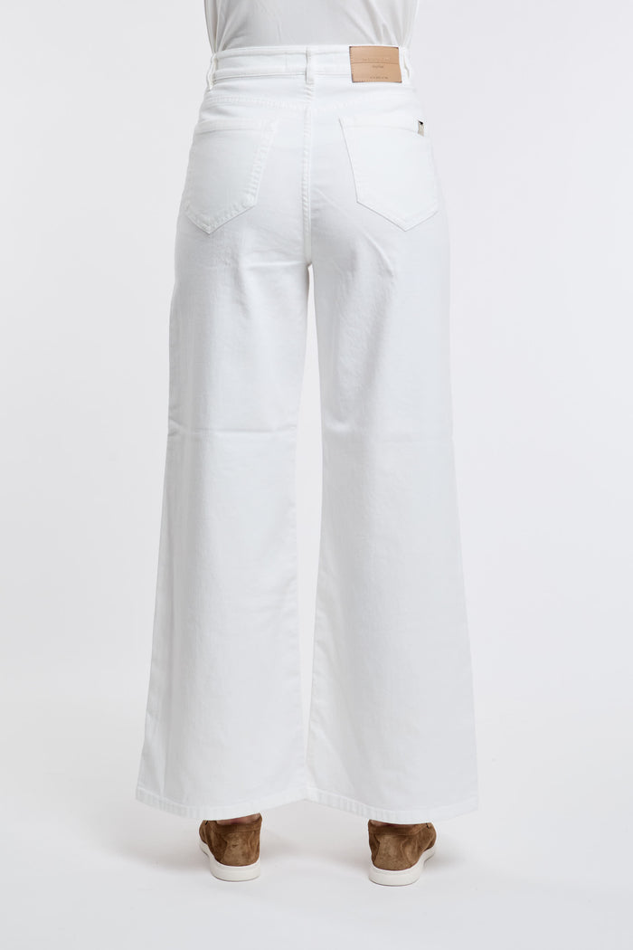  Max Mara Weekend Jeans 98% Co 2% Ea White Bianco Donna - 4