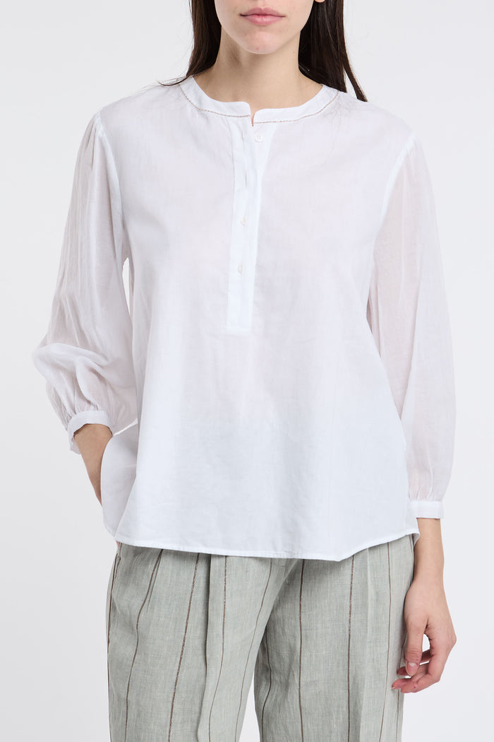  Peserico Shirt 100% Co White Bianco Donna - 1