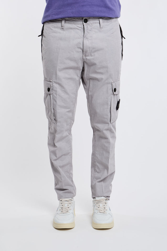 Stone Island Slim Trousers 100% CO Grey
