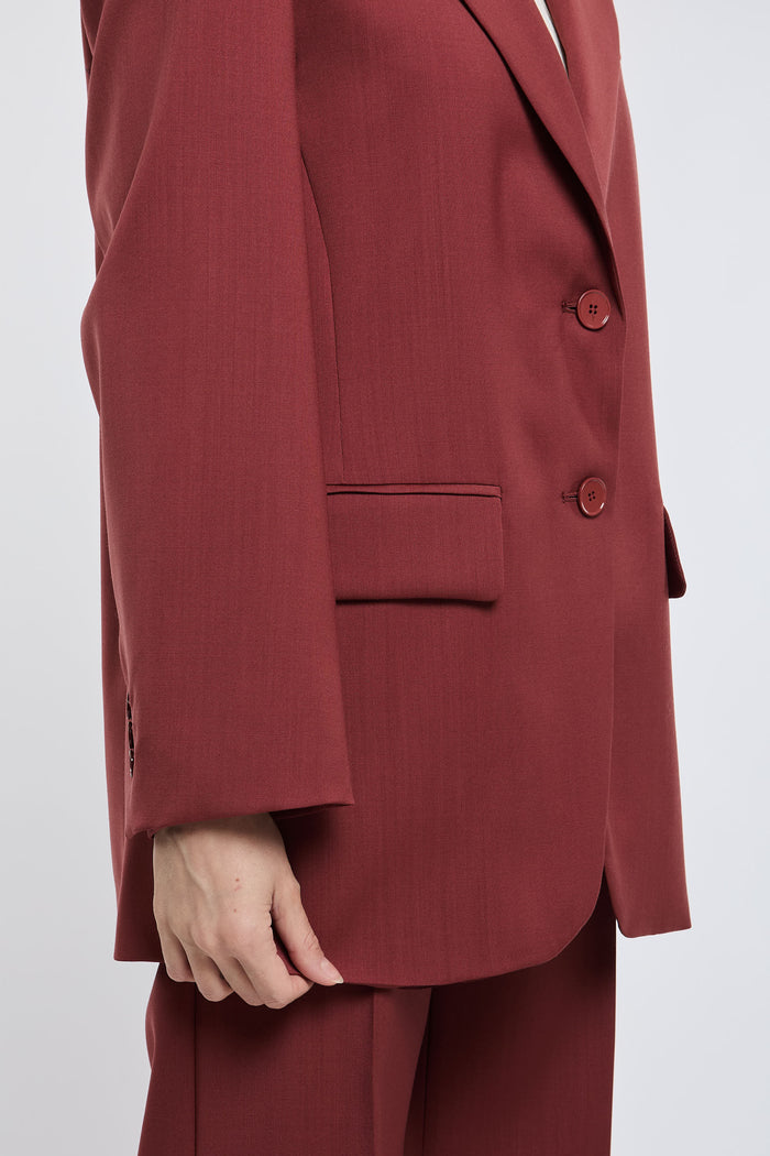  Max Mara Weekend Jacket 100% Wv Red Rosso Donna - 7
