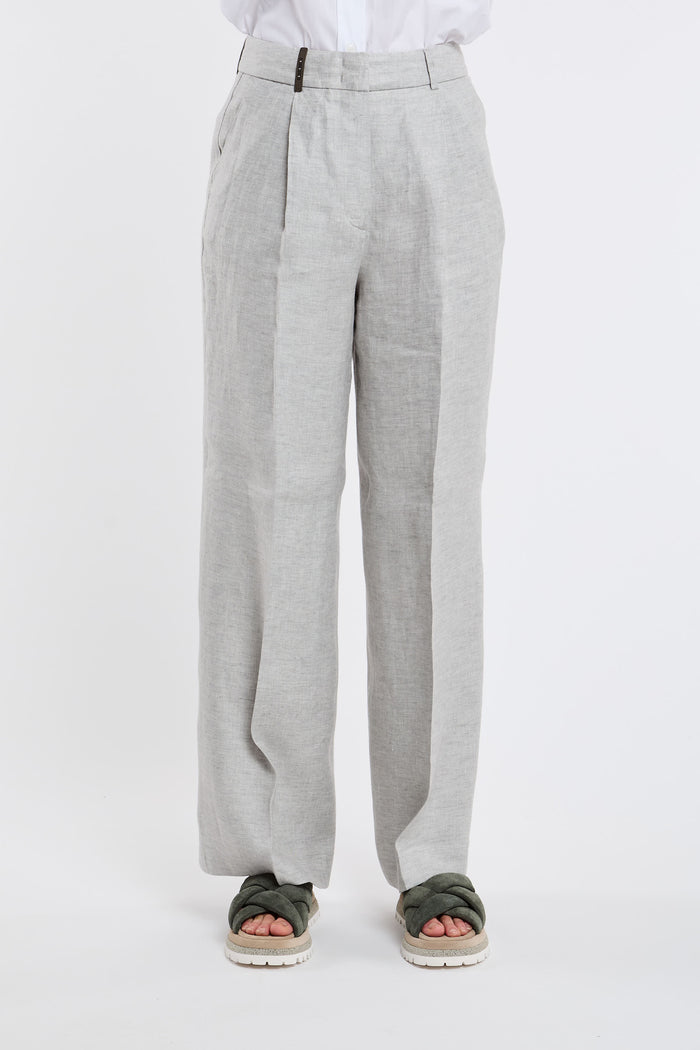 Peserico Gray Trousers for Women