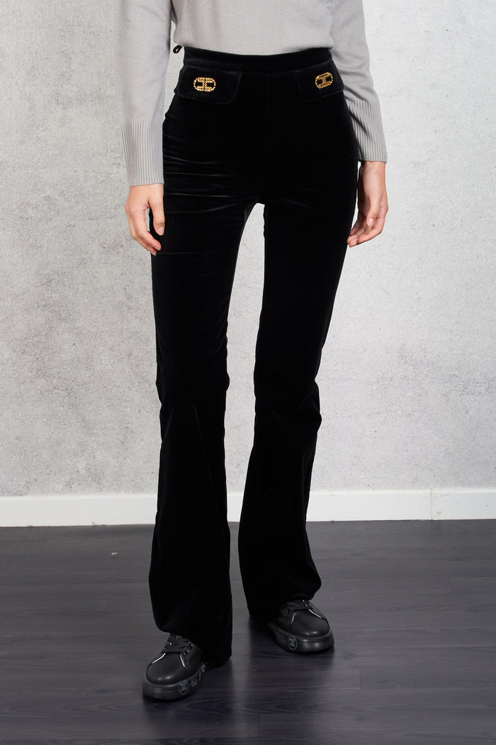 Elisabetta Franchi Women's Black Trousers