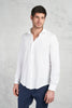  Fedeli Camicia Steve M/l Piquet Giza Organic Bianco Bianco Uomo - 2