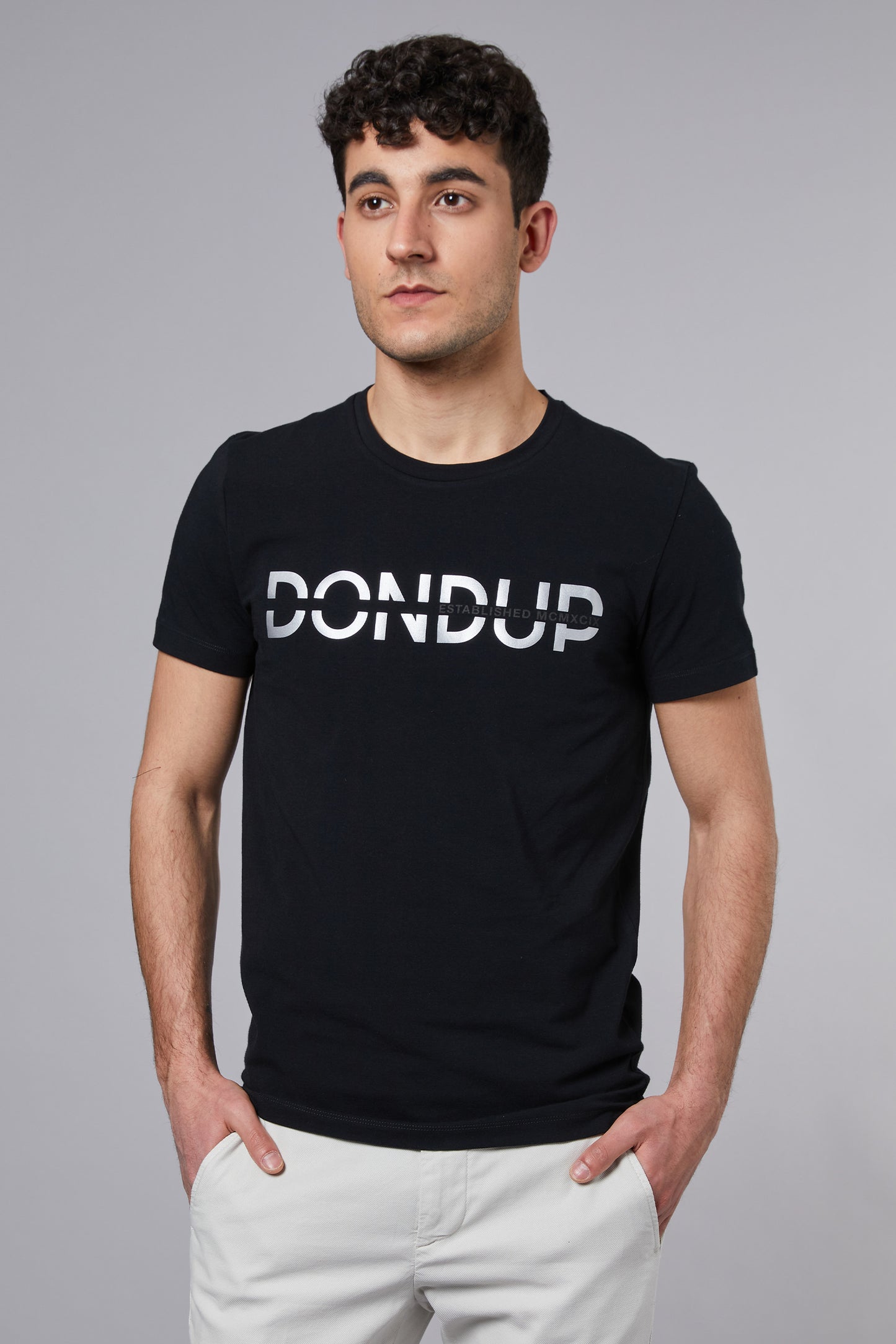  Dondup T-shirt Bianco Bianco Uomo - 1
