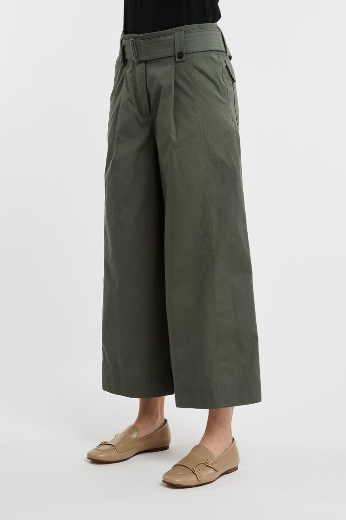  Max Mara Weekend Trousers 100% Co Green Verde Donna - 2