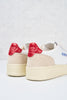  Autry Medalist Low Wom Leat/suede Rosso Rosso Donna - 4