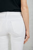  Mother Jeans Insider Crop Stretch Bianco Bianco Donna - 5