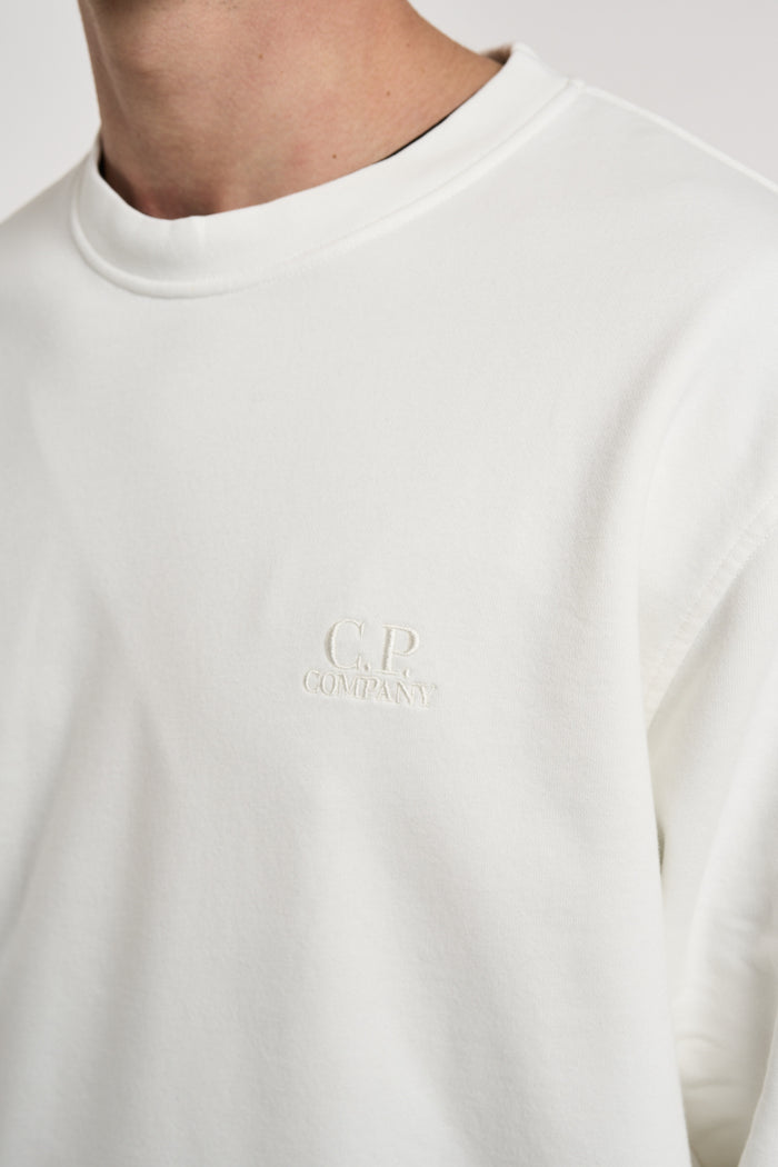  C.p. Company Multicolor Crewneck Sweatshirt 100% Co Bianco Uomo - 5