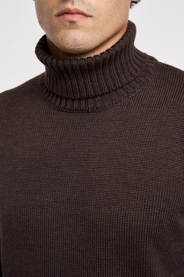  Zanone Maglia Dolcevita Marrone Marrone Uomo - 5