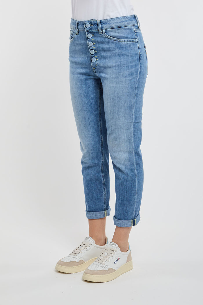 Dondup Jeans Koons in Mixed Cotton Blue-2