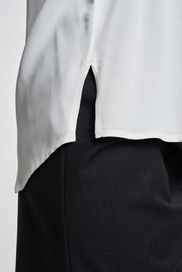  8 Pm Blusa Celentano Tessuto Bianco Bianco Donna - 6