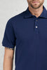  Fedeli Polo North M/m Piquet Blu Blu Uomo - 8
