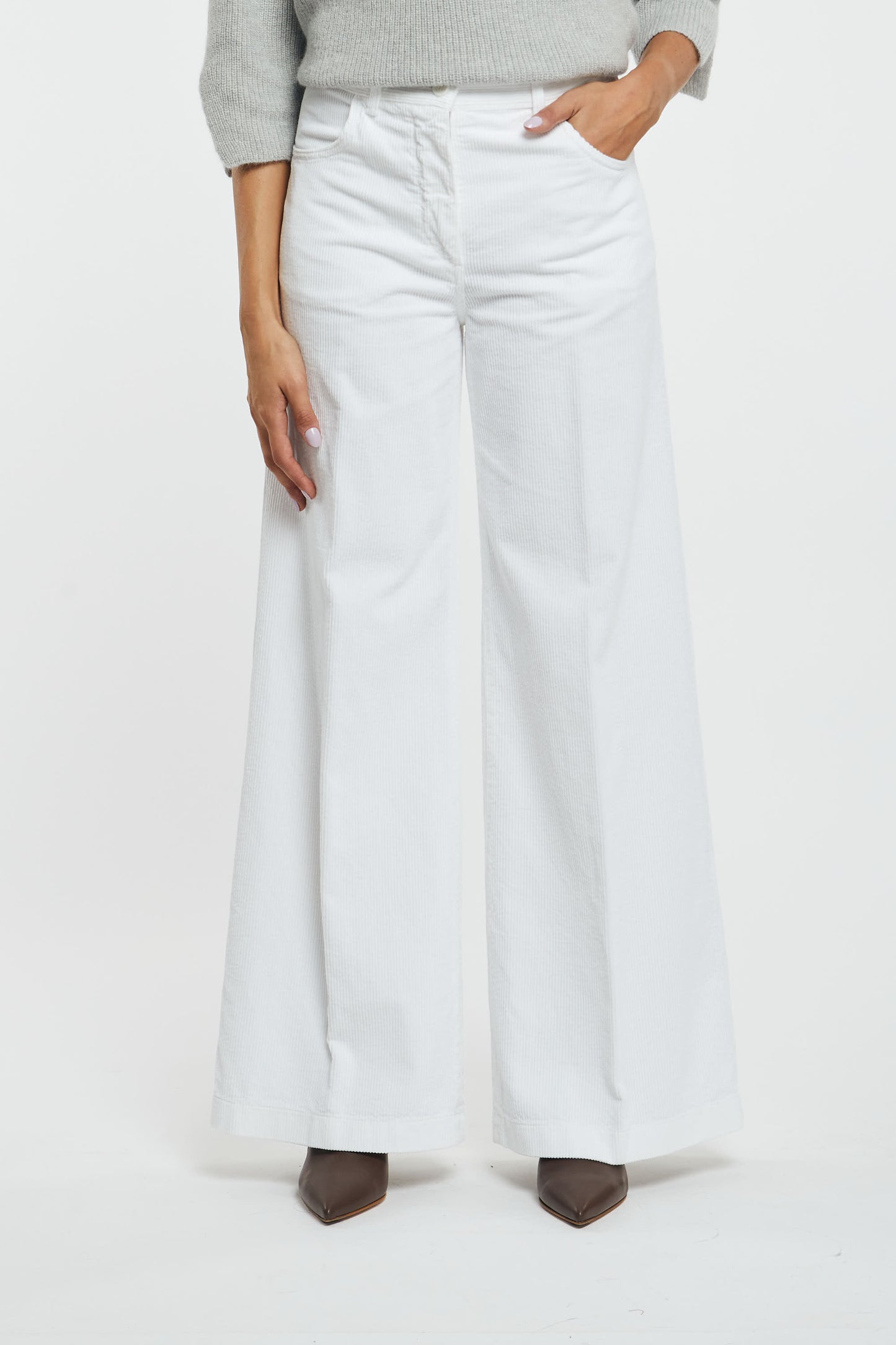  Aspesi Pantalone Bianco Bianco Donna - 1