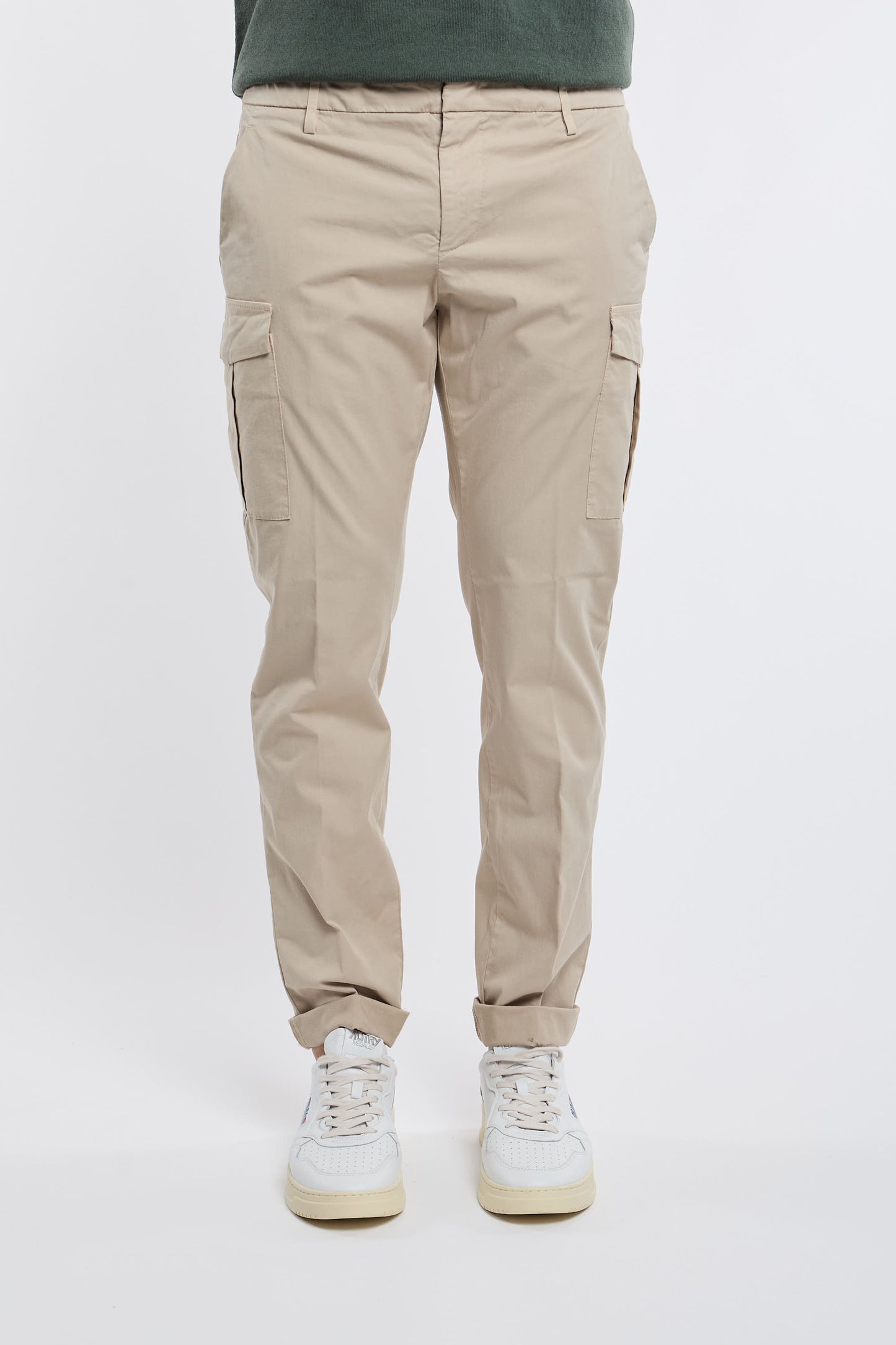  Dondup Eddy Pants 96% Co 4% Ea Beige Beige Uomo - 1