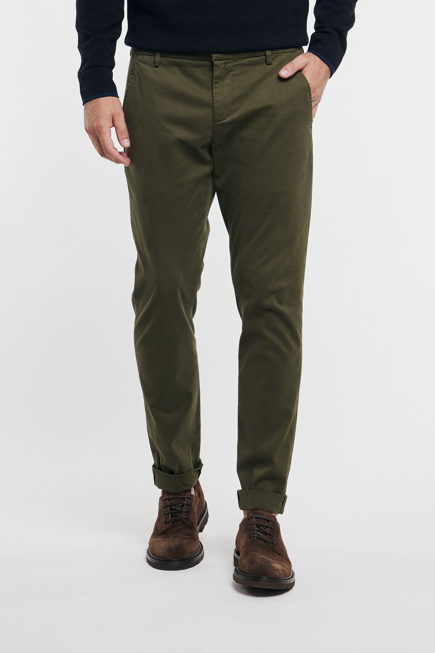  Dondup Gaubert Green Men's Trousers Verde Uomo - 1