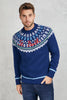 Mc2 Saint Barth Round-neck Sweater Blu Uomo