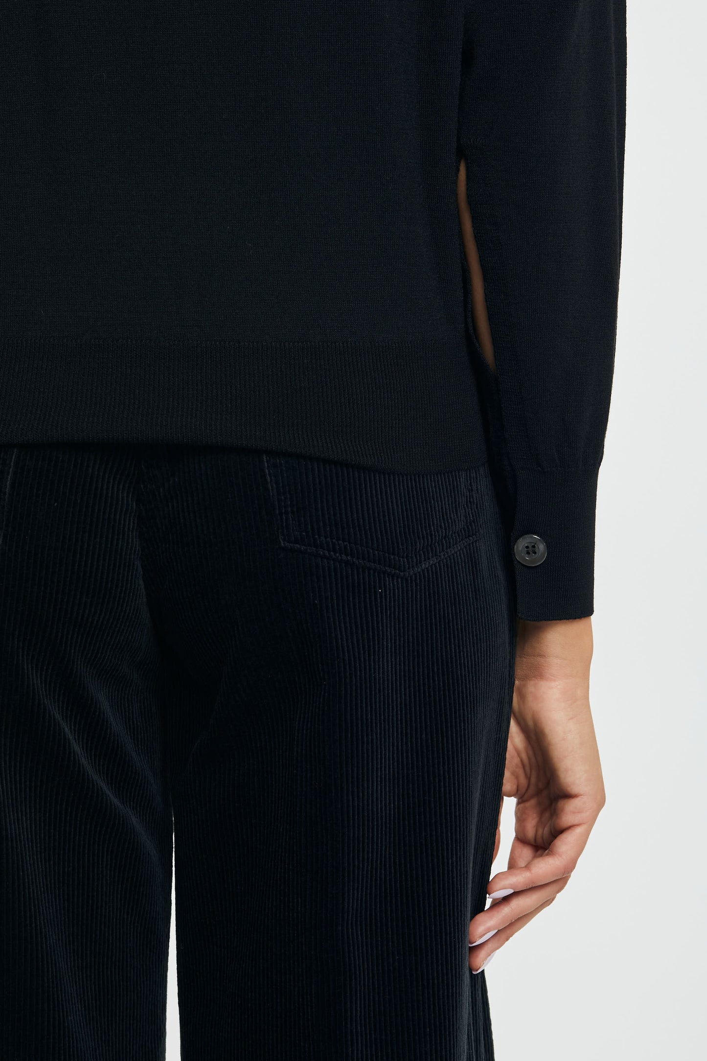  Zanone Maglia Lupo Nero Nero Donna - 7
