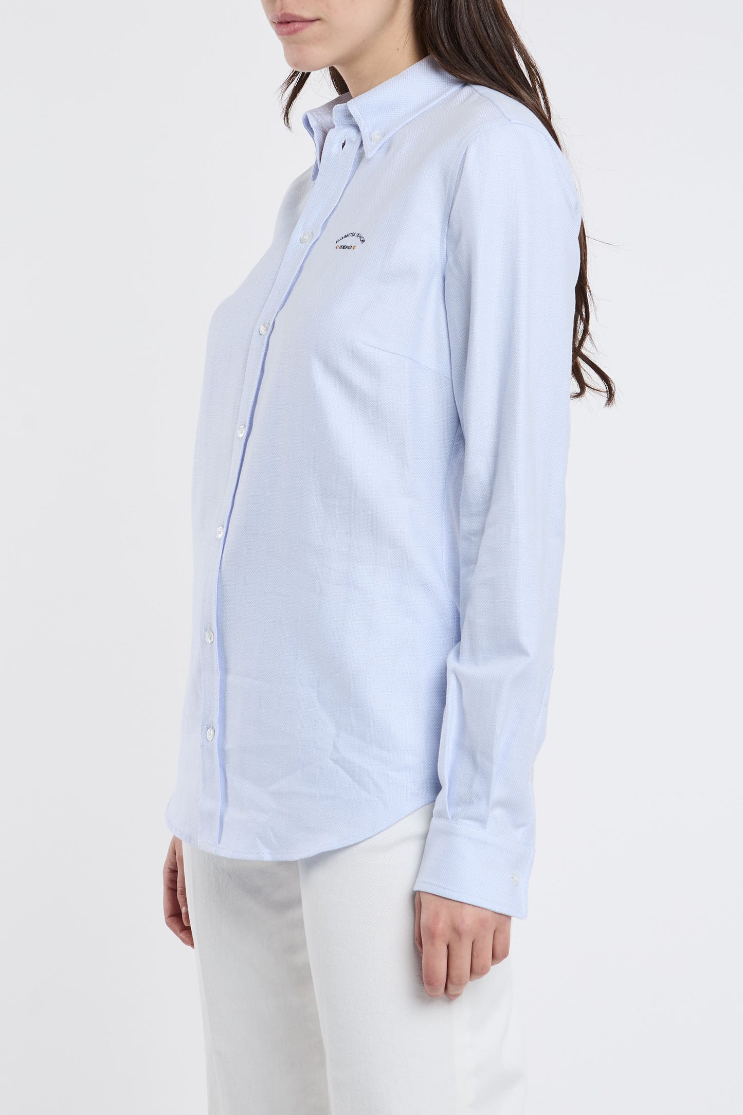  Elisabetta Franchi Multicolor Shirt 100% Co Azzurro Donna - 2